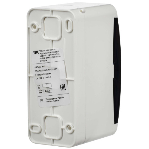 TEKFOR Mini Корпус пластиковый КМПн-2 IP41 белый IEK