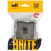 BRITE Розетка компьютерная RJ45 кат.6 РК11-БрТБ темная бронза IEK BRITE Розетка компьютерная RJ45 кат.6 РК11-БрТБ темная бронза IEK
