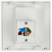 Розетка компьютерная РКИ-20-00-П RJ-45 UTP кат.5e (на 2 модуля) ПРАЙМЕР белая IEK