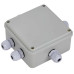 Коробка распаячная КМ41330 для открытой проводки безгалогенная (HF) 100х100х50мм IP55 5 гермовводов PG9 серая IEK Коробка распаячная КМ41330 для открытой проводки безгалогенная (HF) 100х100х50мм IP55 5 гермовводов PG9 серая IEK