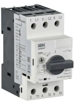 ARMAT Автоматический выключатель защиты двигателя A6 GV2P 4-6,3А IEK