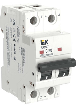 ARMAT Автоматический выключатель M06N-DC 2P C 50А IEK