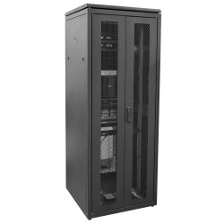 ITK LINEA W Шкаф 22U 600х650мм укомплектованный дверь перфорированная черный RAL9005
