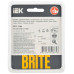 BRITE Рамка 1-местная РУ-1-1-Бр металл черный RE IEK BRITE Рамка 1-местная РУ-1-1-Бр металл черный RE IEK