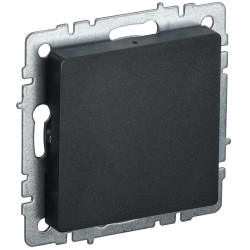BRITE Заглушка с суппортом МЗ10-БрЧ черный IEK
