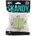 SKANDY Выключатель 2-клавишный 10А SK-V04G мятный IEK