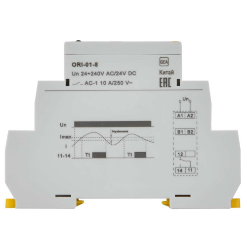 Реле контроля тока ORI 0,8-8А 24-240В AC/24В DC IEK
