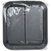 TORS Выключатель двухклавишный 10А IP55 TS105 графит IEK TORS Выключатель двухклавишный 10А IP55 TS105 графит IEK