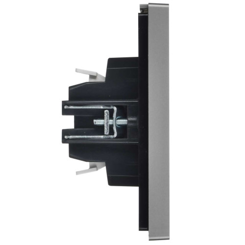 FORTE&PIANO Выключатель жалюзи 10А FP511 сталь IEK