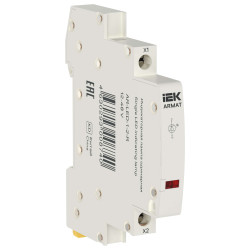 ARMAT Лампа индикаторная одинарная LED 12-48В AC/DC красная IEK