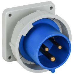 Вилка встраиваемая ССИ-3232 32А-6ч 220В 2P+PE IP67 IEK