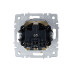 BRITE Розетка 1-местная с заземлением с защитными шторками и крышкой 16А IP20 РСбш10-3-БрКр бежевый IEK