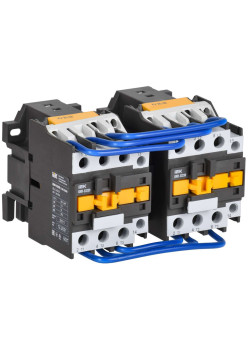 Контактор КМИ-23230 реверс 32А 400В/АС3 2NO IEK