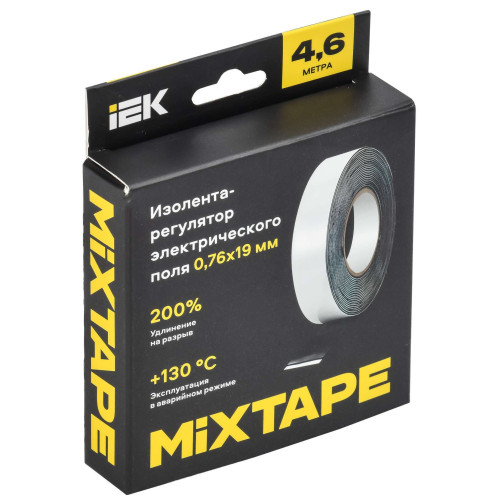 MIXTAPE PRO Изолента-регулятор электрического поля 0,76х19мм 4,6м 2220 IEK
