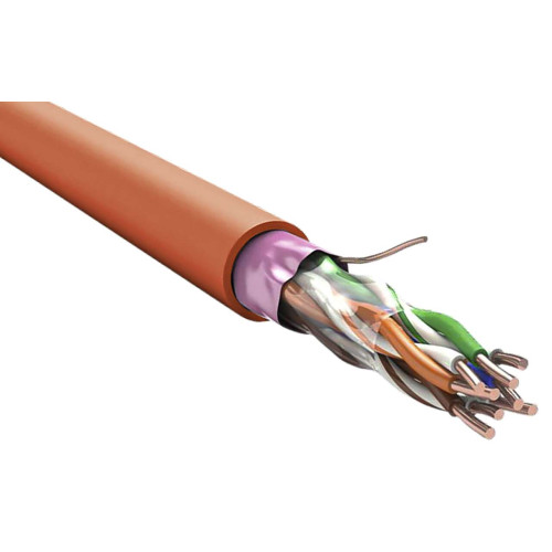 ITK Витая пара F/UTP кат. 5E 4х2х0,52 ZHнг(А)-FRHF оранжевый (305м)
