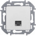 INSPIRIA Розетка компьютерная RJ45 категория 5Е UTP белый INSPIRIA Розетка компьютерная RJ45 категория 5Е UTP белый