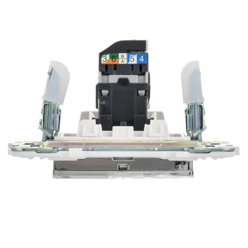 SKANDY Розетка компьютерная RJ45 кат.5E SK-K01N металл никель IEK