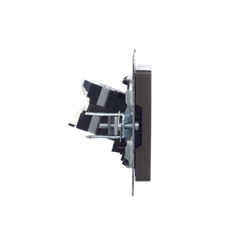 BRITE Розетка компьютерная RJ45 кат.5E РК10-БрТБ темная бронза IEK
