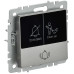 BRITE Кнопка звонка с индикацией для отелей 10А ВС10-1-9-БрС сталь IEK
