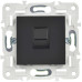 SKANDY Розетка компьютерная RJ45 кат.5E SK-K01Bl черный IEK SKANDY Розетка компьютерная RJ45 кат.5E SK-K01Bl черный IEK
