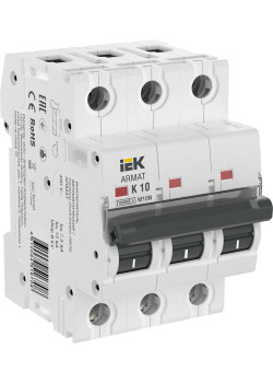 ARMAT Автоматический выключатель M10N 3P K 10А IEK