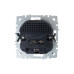 BRITE Розетка 1-местная с заземлением с защитными шторками 16А с USB A+A 5В 3,1А РЮш10-2-БрТБ темная бронза IEK BRITE Розетка 1-местная с заземлением с защитными шторками 16А с USB A+A 5В 3,1А РЮш10-2-БрТБ темная бронза IEK