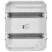 Корпус пластиковый ЩРВ-П-24 черная прозрачная дверь IP41 GENERICA Корпус пластиковый ЩРВ-П-24 черная прозрачная дверь IP41 GENERICA