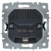 BRITE Розетка 1-местная с заземлением с защитными шторками 16А с USB A+C 18Вт РЮш11-1-БрБ белый IEK