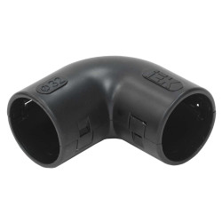 ELASTA Поворот открывающийся на 90град CI32G черный (5шт/компл) IEK