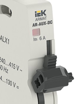 Дополнительные контакты AR-AUX-AC и AR-AUX-DC имеют функцию тест, для имитации аварийного отключения